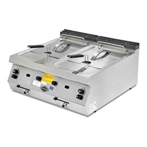 Emp.pls.7fg020-s Gazlı Fritöz 12+12 Litre - Doğalgazlı