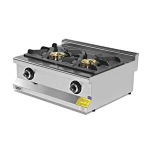 2 Brülörlü Gazlı Ocak-büyük Brulör-emp.6kg020-o - Lpgli
