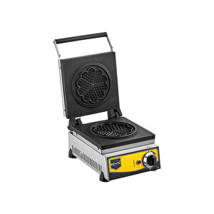 W11 Çicek Model Waffle Makinesi 16 Cm Çap