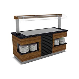Sml.p.ssu.07 Sümela Paslanmaz Soğuk Servis Ünitesi Nefeslikli 220x90x90/155 Cm