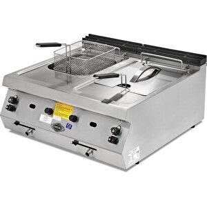 Emp.pls.7fg020-s Gazlı Fritöz 12+12 Litre - Lpgli