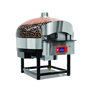 Emp.spo.02-d-bb-lpg Dijital Gazlı Döner Taban Pizza Fırını 9 Pizza Kapasiteli -kahverengi, Siyah Lpg'li