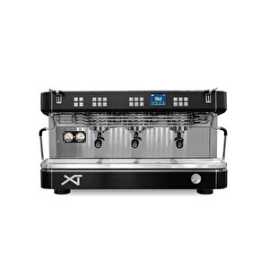 Dalla Corte Dcproxt-3-dd Xt Classic (3 Gruplu) Kahve Makinesi, Si̇yah-krom