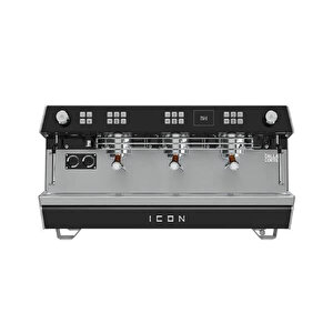 Dalla Corte Icon-3-bn Icon (3 Gruplu) Kahve Makinesi, Siyah-ceviz