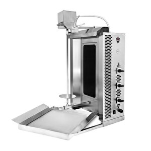 Med-03 3lü Üstten Motorlu Döner Ocağı Elektrikli