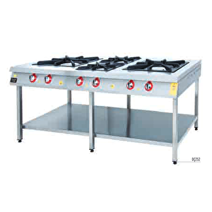 Duran Çelik Dç252 Taban Raflı Ocaklar Lpg'li