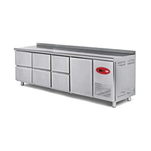 Emp.255.70.01-6c Tezgah Tipi Buzdolabı 6 Çekmece+1 Kapı 700 L