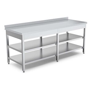Emp.att2.70200 Alt Raflı-ara Raflı Çalışma Tezgahı 200x70x85 Cm