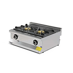 2 Brülörlü Gazlı Ocak-büyük Brulör-emp.6kg020-o - Doğalgazlı