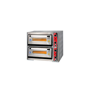 Gmg Pf7070de  Pizza Fırını Pf7070de Çift Katlı-380 V-içi 70x70 Cm