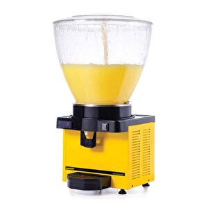 S40.dy Şerbetlik-40 Litre Soğuk Içecek Dispenseri-fıskiyeli-dijital-sarı
