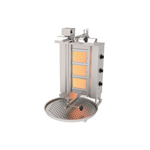 Adg-3u Döner Makineleri Gazlı Üstten Motorlu - 3 Radyanlı - 230 V
