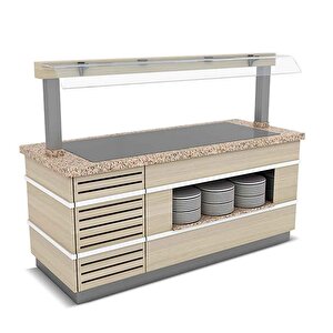Glt.p.ssu.08 Galata Paslanmaz Soğuk Servis Ünitesi Nefeslikli 240x90x90/155 Cm