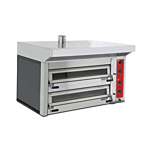 Emp.gf.01-d Gold Midi Pizza Fırını-çift Katlı-elektrikli-iç Ölçü:70x70 Cm