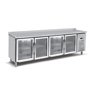 Emp.255.70.03-cls Klasik Model Buzdolabı Tezgah Tip - Cam Kapılı