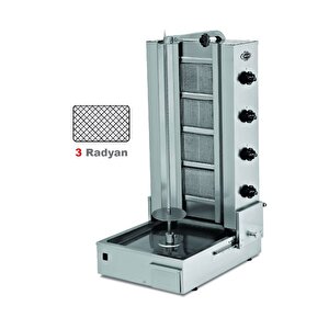 Emp.dn.150 Döner Ocağı - Alttan Motorlu - Gazlı - 3 Radyanlı - Lpgli