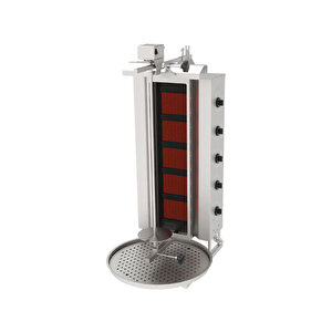 Adgc-5-u Döner Makineleri Gazlı Camlı Üstten Motorlu - 5 Radyanlı - 230 V