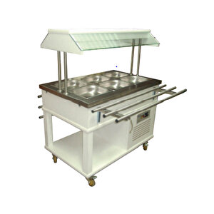 Assb-03 Saladbarlar Orta Tip Ahşap Kaplama Gn 1/1 X 3 - 230 V