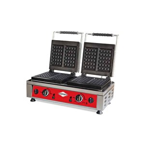Emp.wf.020 Çiftli Waffle Makinesi 4 Gözlü