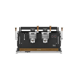 Dalla Corte Zero-2-dn Zero Barista (2 Gruplu) Kahve Makinesi, Siyah Ceviz