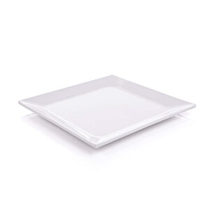 Gmb Nazen K-70 Termoset Kırılmaz-28 Cm Kare Servis Tabağı 30 Adet
