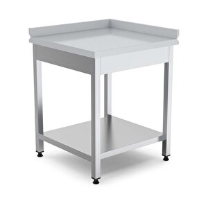 Emp.kkt.6060-r Köşe Tezgahı Alt Raflı Sağ 60x60x85 Cm