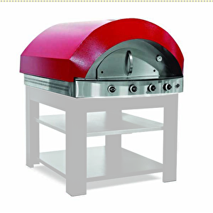 Plf.pls.d4-k-ng Gazlı Pizza & Pide Fırını - Kırmızı, Doğalgazlı