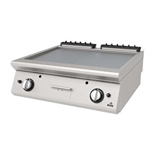 Agi-673 Nd Cr Izgara Setüstü Yarı Oluklu Yarı Düz Krom 600x730x300 Mm Lpg/ng