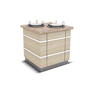 Glt.td.01 Galata Tabak Dispenseri Isıtmalı 2 Tabak 110x90x90 Cm