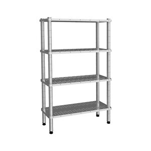 Emp.d.3.61107-18-4-d 4 Katlı Delikli Raflar 61x107x180 Cm Inox 304