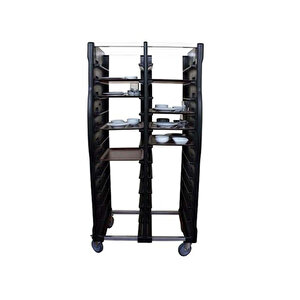 Tribeca Tta-3753 Tepsi Taşıma Arabası-çift Sıra-2x12 Adet 37x53 Cm Tepsi Kp-demonte