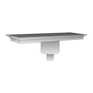 Emp.yf.ao.3050 Alttan Çıkışlı Ortadan Sifonlu Yer Izgarası 300x500x150 Mm