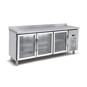 Emp.200.70.03-cls Klasik Model Buzdolabı Camlı Tezgah Tipi - 200x70x85