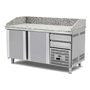 Emp.160.80.01 Granit Tablalı Buzdolabı 2 Kapılı 300 L