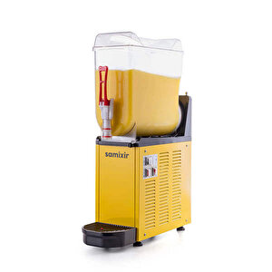 Slush12.y Slush Mono, Granita, Meyve Suyu Dispenseri, 12 L, Sarı