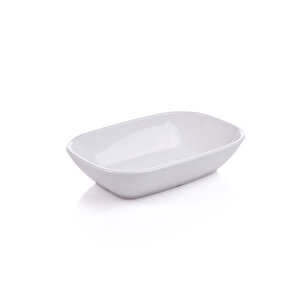 Gmb Nazen K-17 Termoset Kırılmaz-20 Cm Kare Kayık Tabak 50 Adet