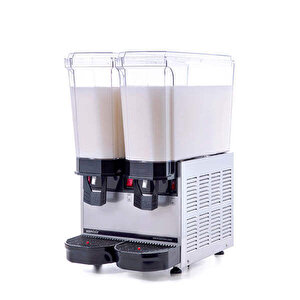 40.mmi Klasik Twin Soğuk İçecek Dispenseri, 20+20 L, Karıştırıcılı, Inox