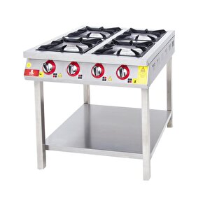 Duran Çelik Dç247 Taban Raflı Ocaklar Lpg'li