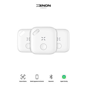 Smart Tag Akıllı Takip Cihazı 3 Adet Beyaz (apple Lisanslı)