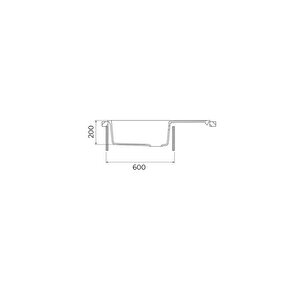 Teka Clivo 60 B-tq 1b 1d Siyah Granit Eviye 115350005