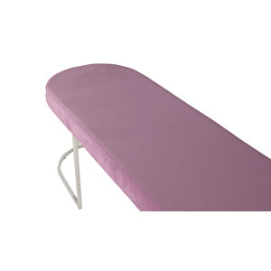 Viego Silver Smooth Bench Lüks Metal Gümüş Ayak, Chester Model Yatak Ucu Puf