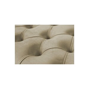 Vetra Chester Model Bej Sandıklı Puf - Kapitoneli Model 140cm Sandıklı Bank