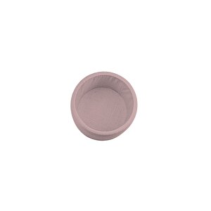 Rio Retro Ayaklı Sandıklı Silindir Dekoratif Puf - Pembe