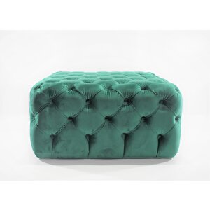 Kare Chester Model Kapitoneli Orta Puf- Modern Puf