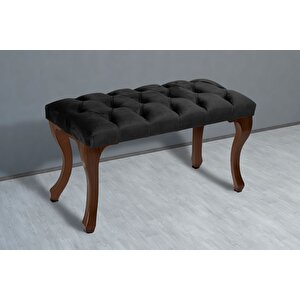 Classic Chester Model Kapitoneli Puf,bench Antrasit