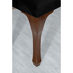 Classic Chester Model Kapitoneli Puf,bench Siyah