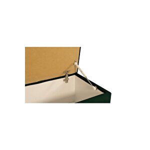 Vetra V2 Sandıklı Puf -  Yeşil Dilimli Model Sandıklı Bench Puf - Sandıklı Yatak Ucu Bankı