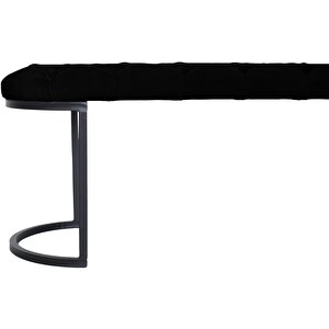 Elisse Puf Metal Ayaklı Kapitoneli Model Oval Bench