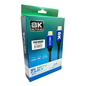 1.5metre 8k Ultra Hd Hdmi Kablo 2.1v 7680x4320p
