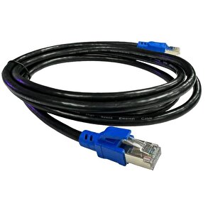 Cat7 Kablo 5metre Siyah - 10gbps Hız Destekli
